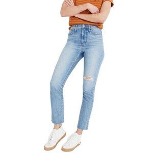 Madewell The Perfect Vintage Jean in Rosabelle Wash High-Rise Straight  Size 28